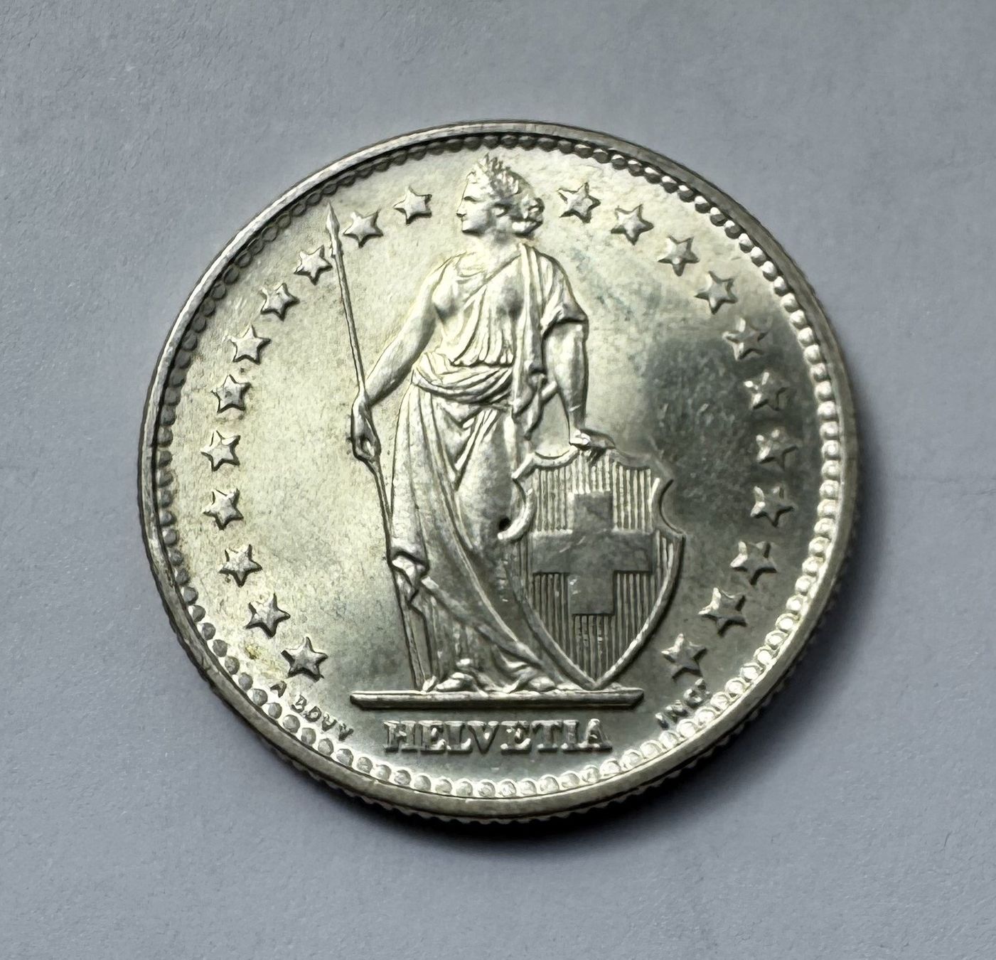 Tutti le monete: 1965 2 Franken unz / stgl – Nuovo (secondo la descrizione) da Kirchberg SG venduto da Helveticus00 1