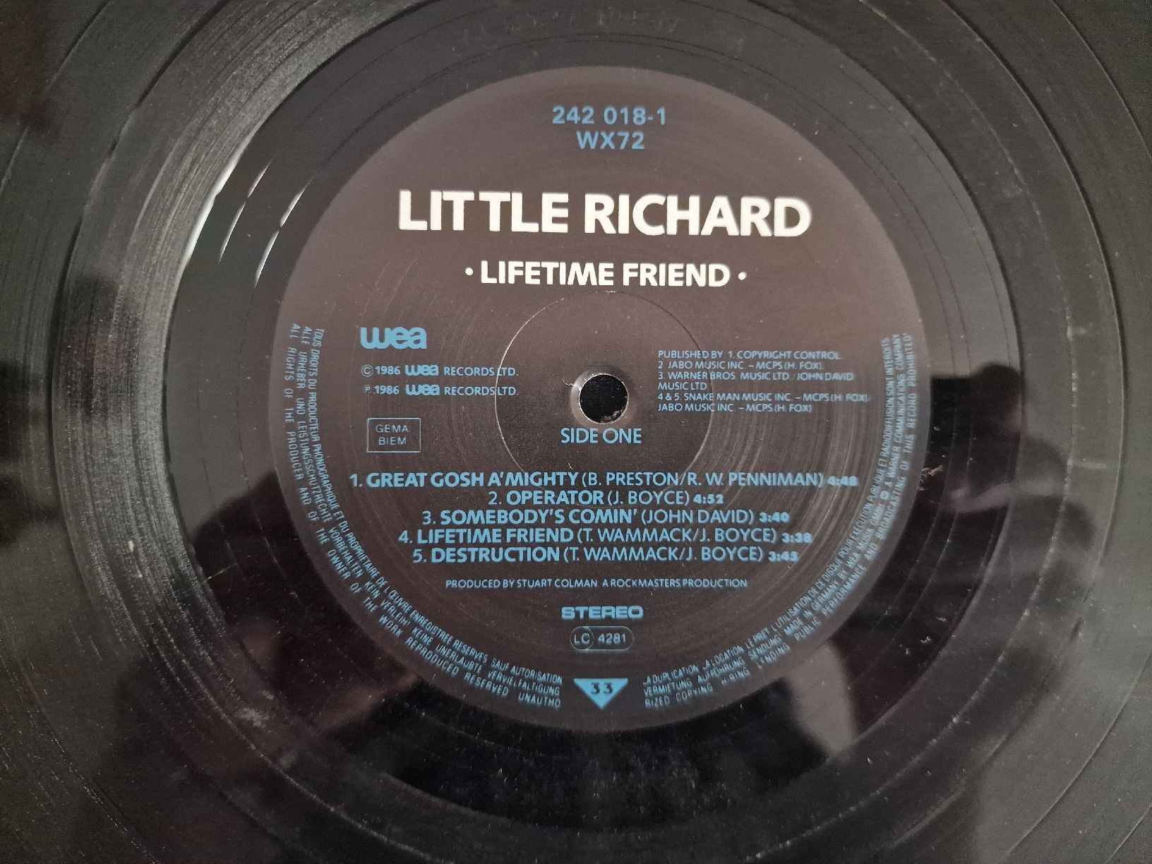 Dischi in vinile: Little Richard - Lifetime Friends – Usato da Pfaffnau venduto da gunport 2