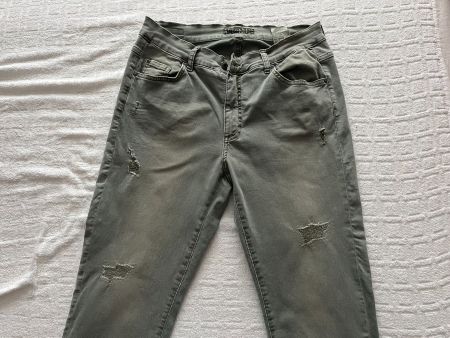 Damen Jeanshose "Angels" Farbe olivgrün Grösse 38/40