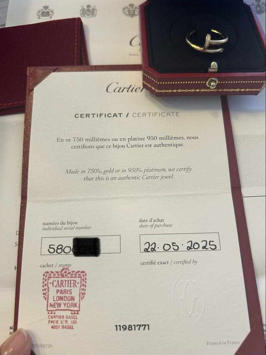 Cartier Ringe: Cartier Juste un Clou Ring – Neu (gemäss Beschreibung) aus Basel von David_2019 5
