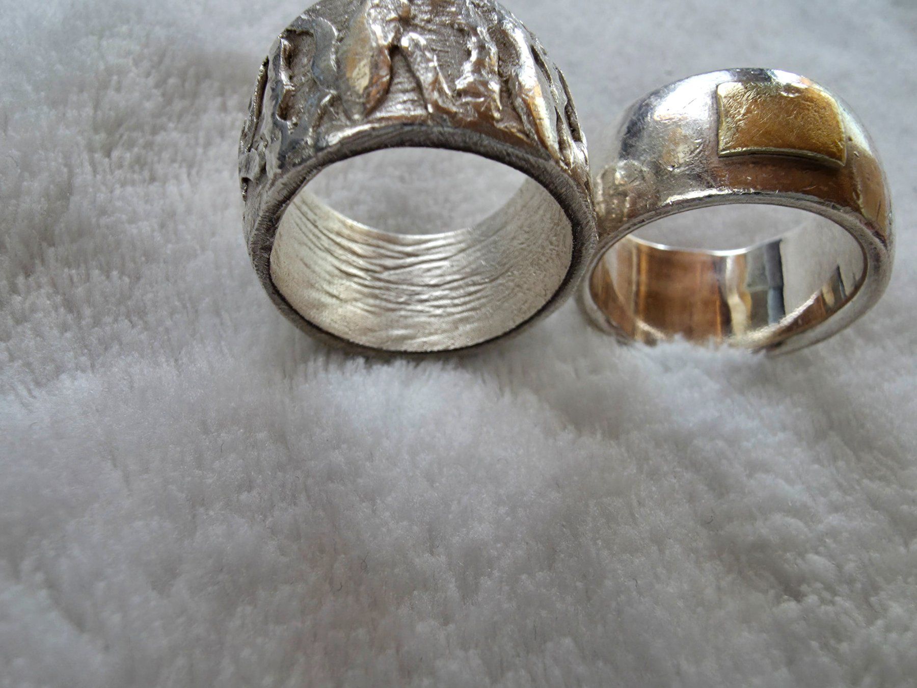 Ringe: bandringe silber eigenkreation - ohrhänger titan – Neu (gemäss Beschreibung) aus Winterthur von chimischimi 5