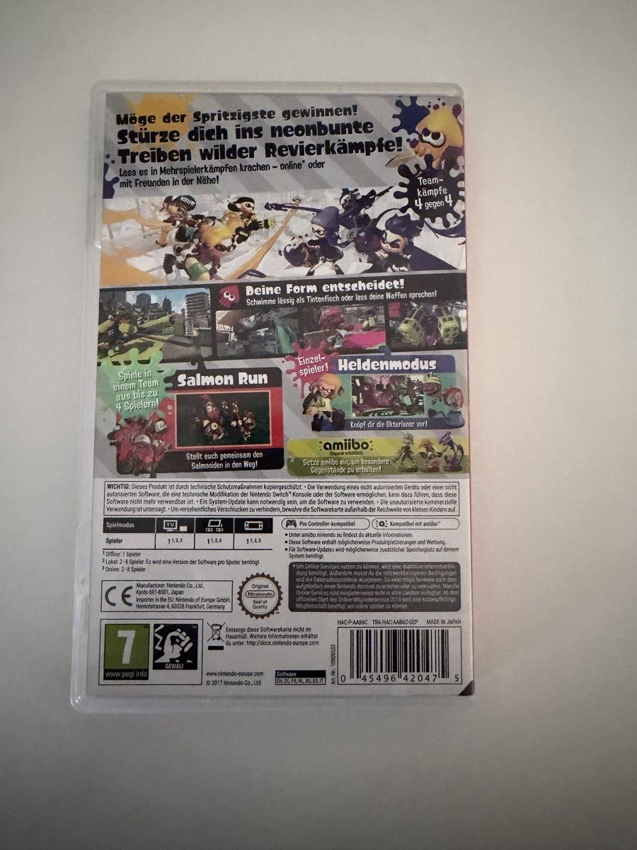 Nintendo Spiele: Splatoon 2 – Nintendo Switch – mit Originalhülle – Neu (gemäss Beschreibung) aus Jona von MCH53 1
