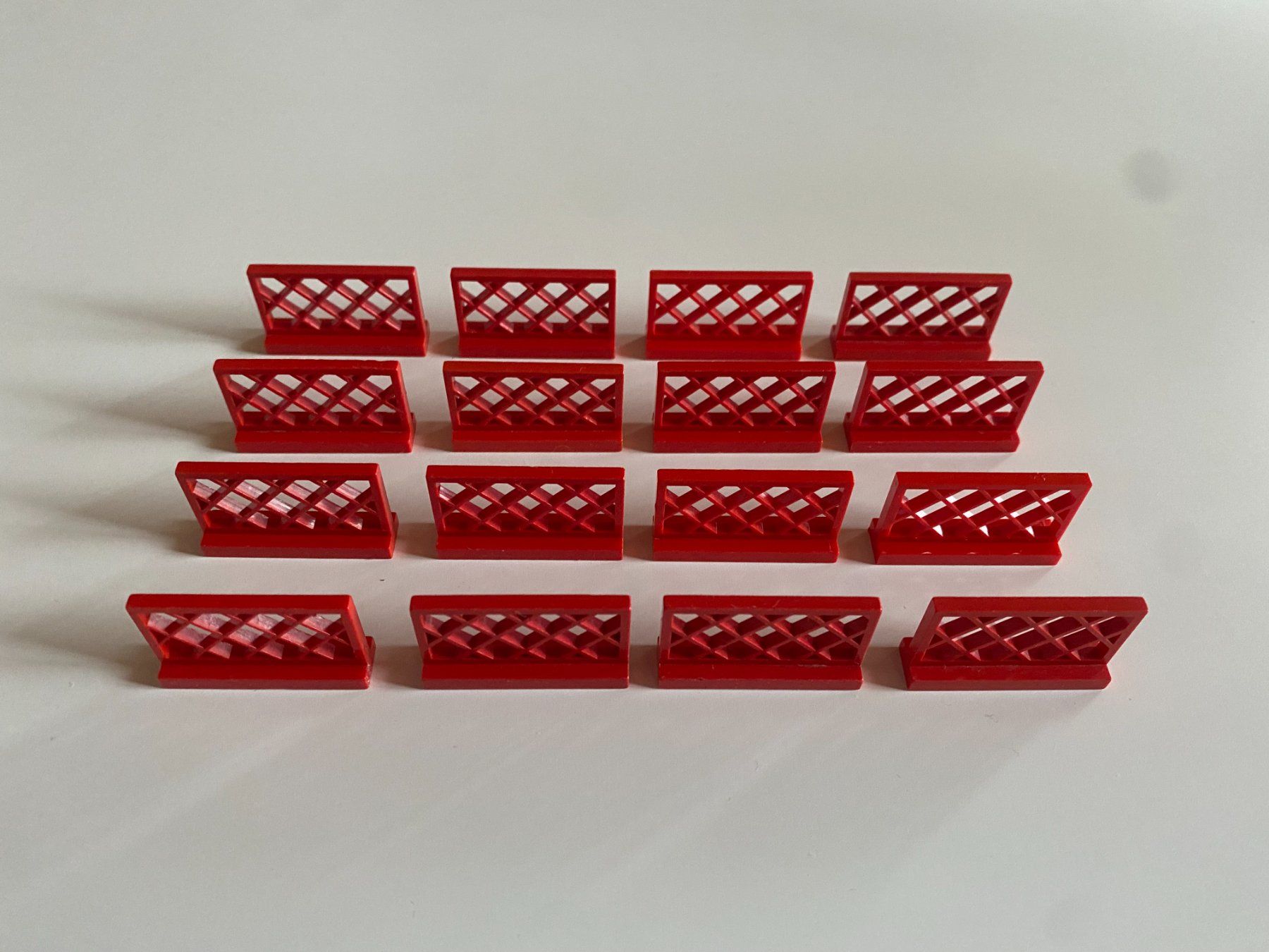 Lego Giocattoli: LEGO - 16 - ROTE - ABSPERGITTER – Usato da Gelterkinden venduto da ajdt4
