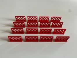 LEGO - 16 - ROTE - ABSPERGITTER