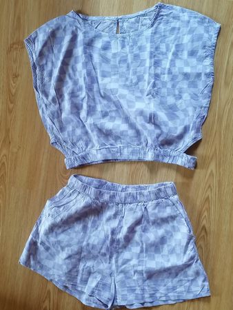 Ensemble blouse et short, top+short