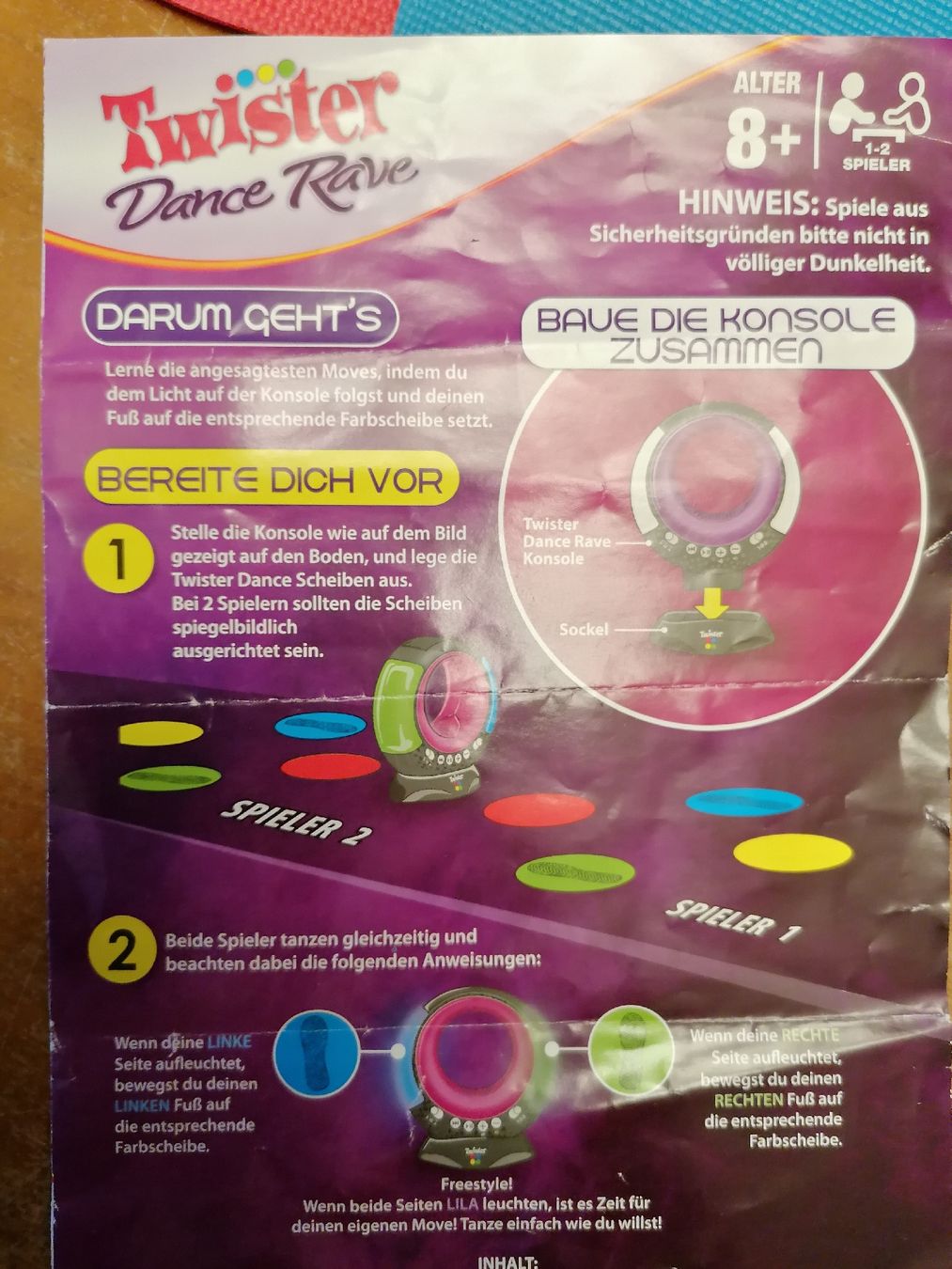 Hasbro Giochi: TWISTER Dance Rave – Usato da Solothurn venduto da Shanty.20 1