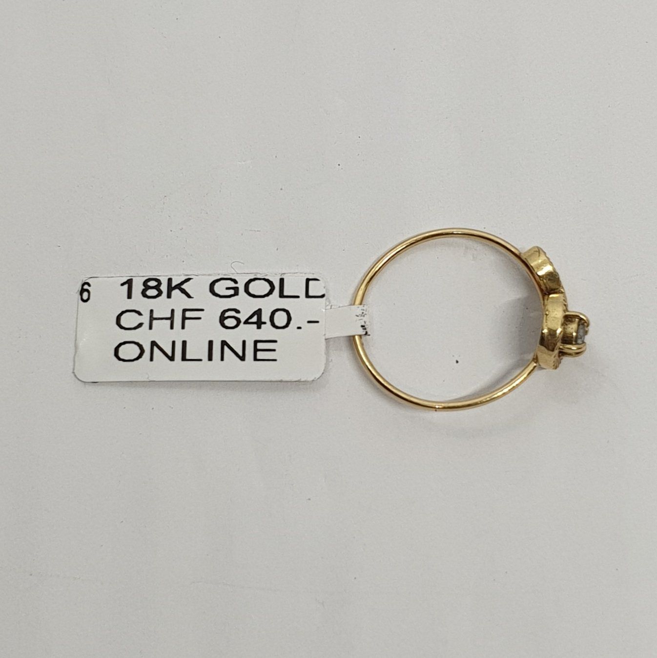 Anelli: Echt 18K Gold Ring – Usato da Luzern venduto da Goldhaus-Luzern 1