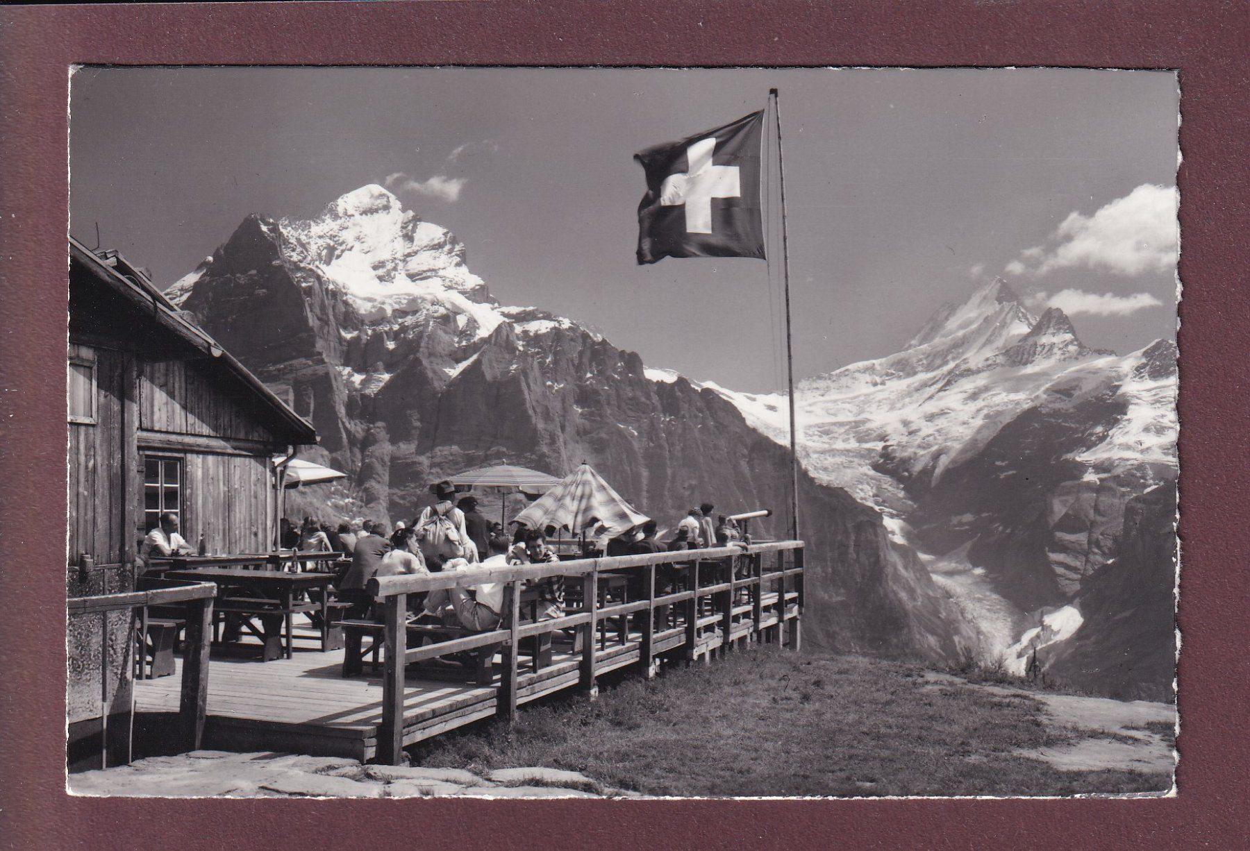 Ansichtskarten: GRINDELWALD - Restaurant First – Gebraucht aus Pully von nicecards