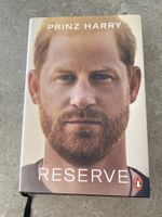 Buch ‚Reserve‘ von Prinz Harry