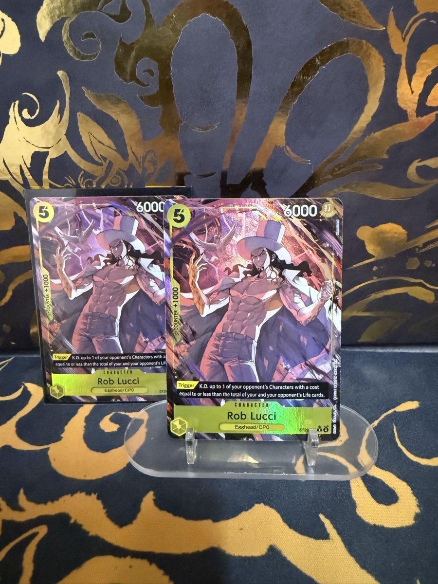 Bandai Carte collezionabili: Onepiece TCG Rob Lucci AA 2x – Nuovo (secondo la descrizione) da Urtenen-Schönbühl venduto da jul_c8v2