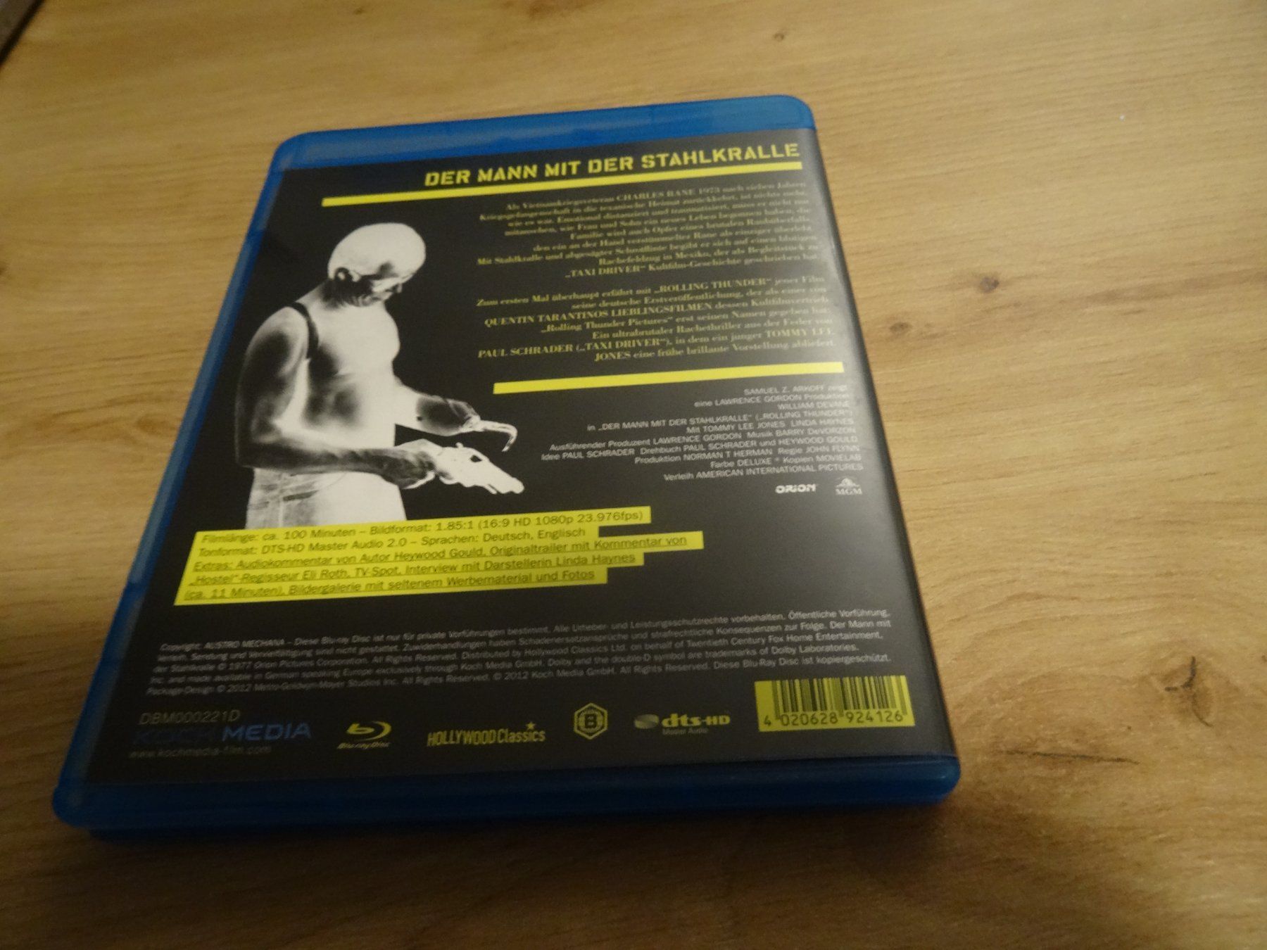 Tous les DVDs: Blu-ray Der Mann mit der Stahlkralle – D'occasion à Olten par Disc-Verkauf 2