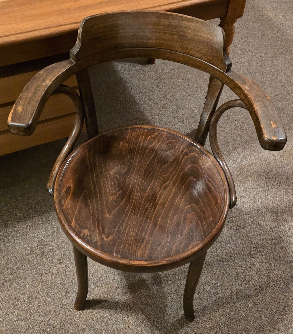 Thonet Sedie: Thonet Armlehnstuhl,  alter Stuhl – Usato da Zürich venduto da Reni8048 4