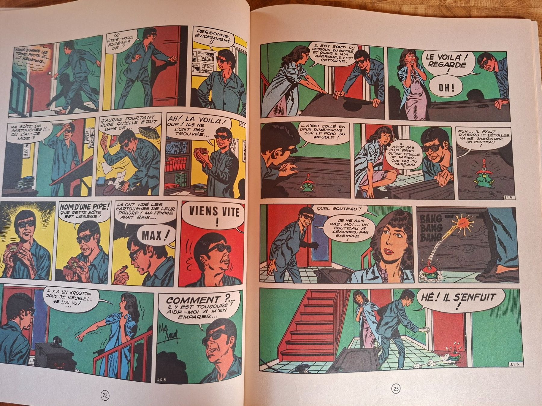 Fumetti: LES KROSTONS  EO  La menace des Krostons – Usato da Neuchâtel venduto da skajams 4