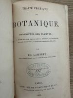 Lot de 2 livres anciens de Botanique(Dufour/Lambert- 1883 )