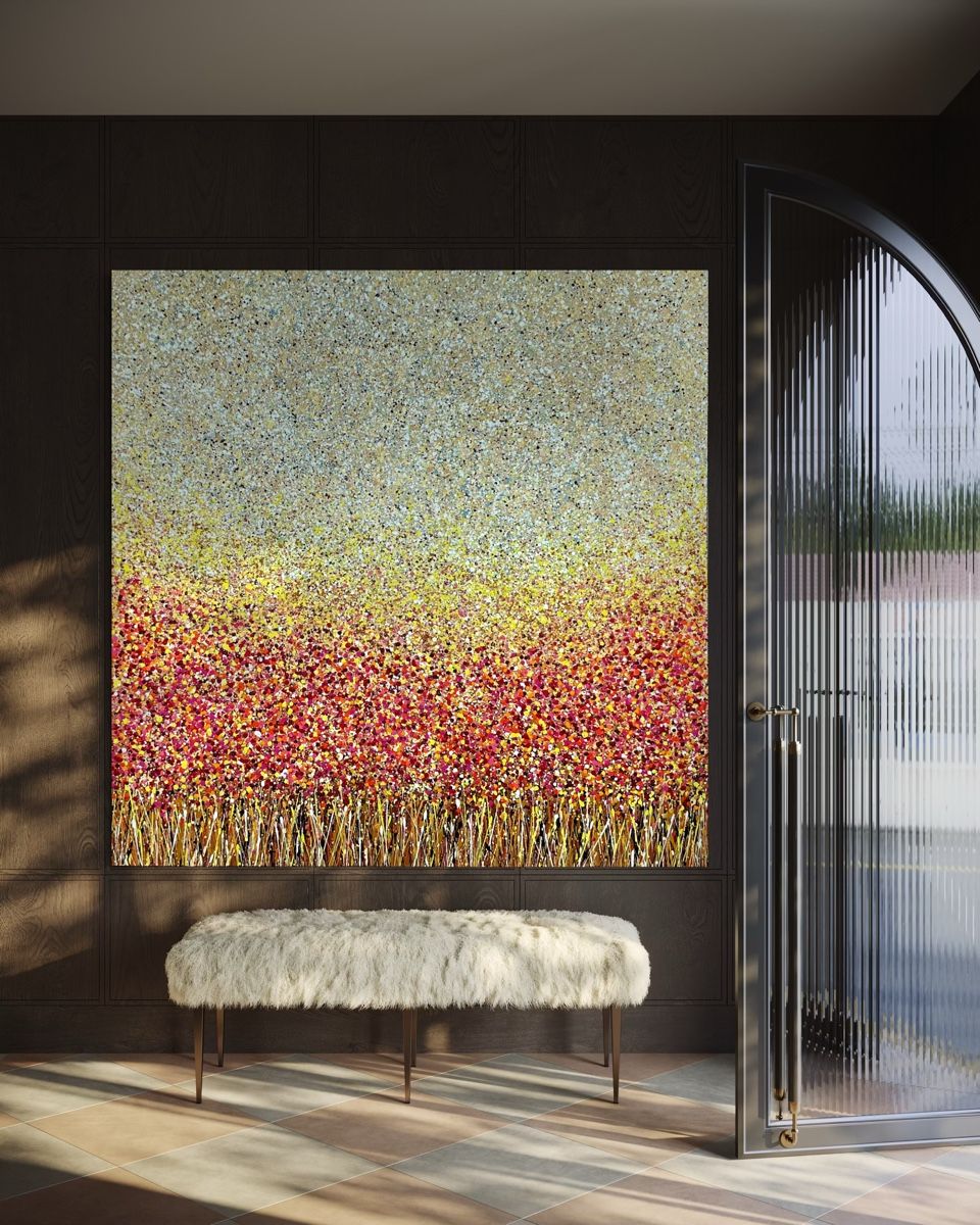 Gemälde: „Primavera" XL Artwork – Neu und originalverpackt aus Uznach von Spillmannkunst43