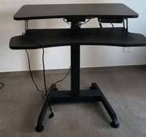 Electric Standing Desk Black Height Adjustable Used