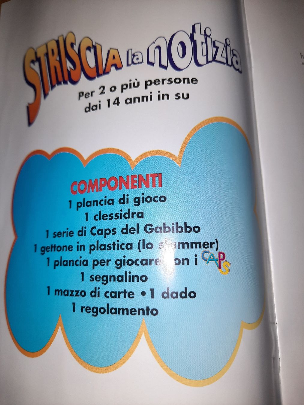 Giochi: striscia la notizia gioco da tavolo – Usato da Biasca venduto da Old_6blh 4