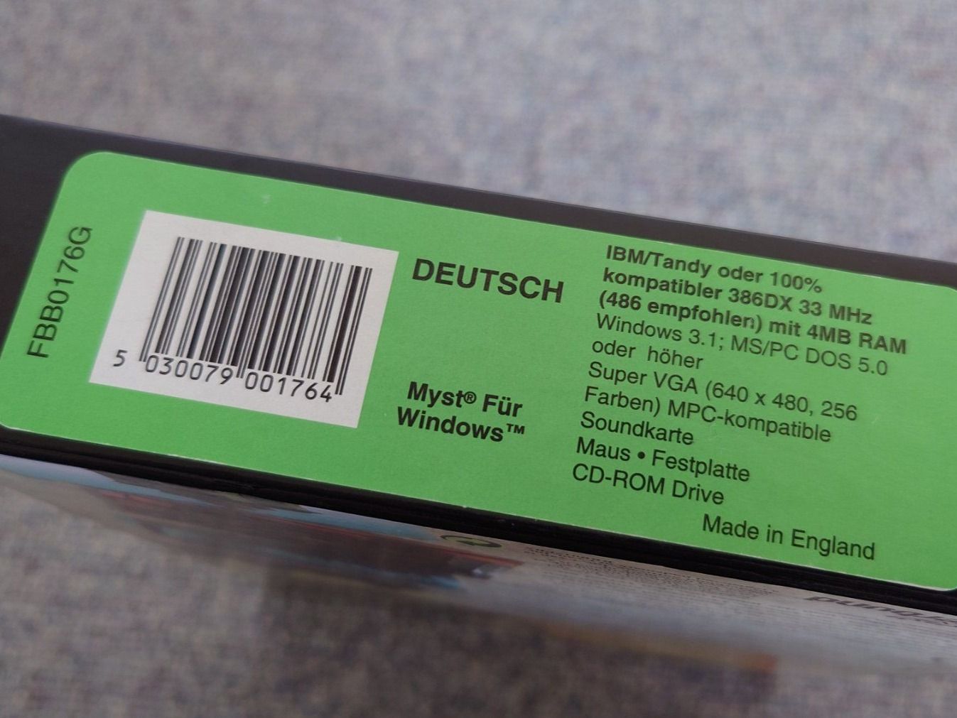 Spiele: Myst PC Big Box – Gebraucht aus Thun von  2
