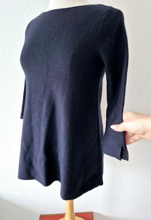 COS PULLOVER PULLI S 36 SHIRT BUTTERWEICH BLAU TOP ZU JEANS