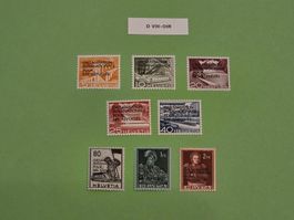 Dienstmarken OIR (D VIII), Nr. 1- 8 komplett, postfrisch **