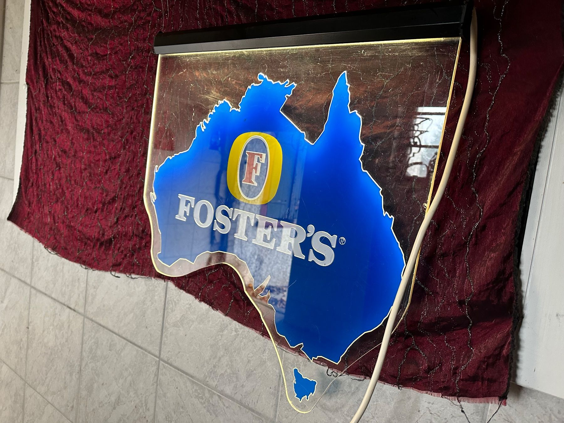Lichterketten & Leisten: Fosters bier werbung Leuchtreklame bar Restaurant pub – Gebraucht aus Reinach AG von rares75 1