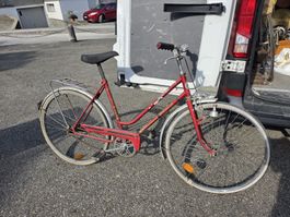 Puch Clubman Damenrad Rot defekt 