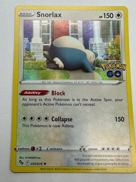 Pokémon Carte collezionabili: Snorlax - Holo – Nuovo (secondo la descrizione) da Nussbaumen AG venduto da Pika-Shop