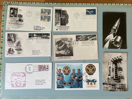 20 FDCs und AK Raumfahrt