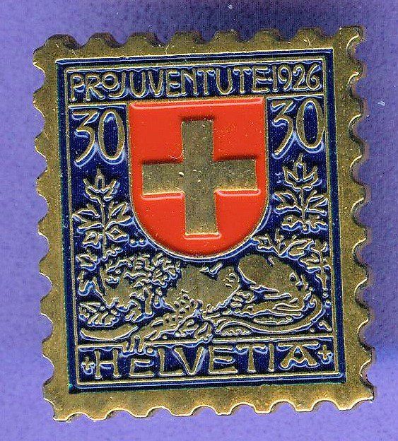 Placchette & Badge: PTT  Pro Juventute 1926  SCHWEIZ – Usato da Winterthur venduto da Sammleroase