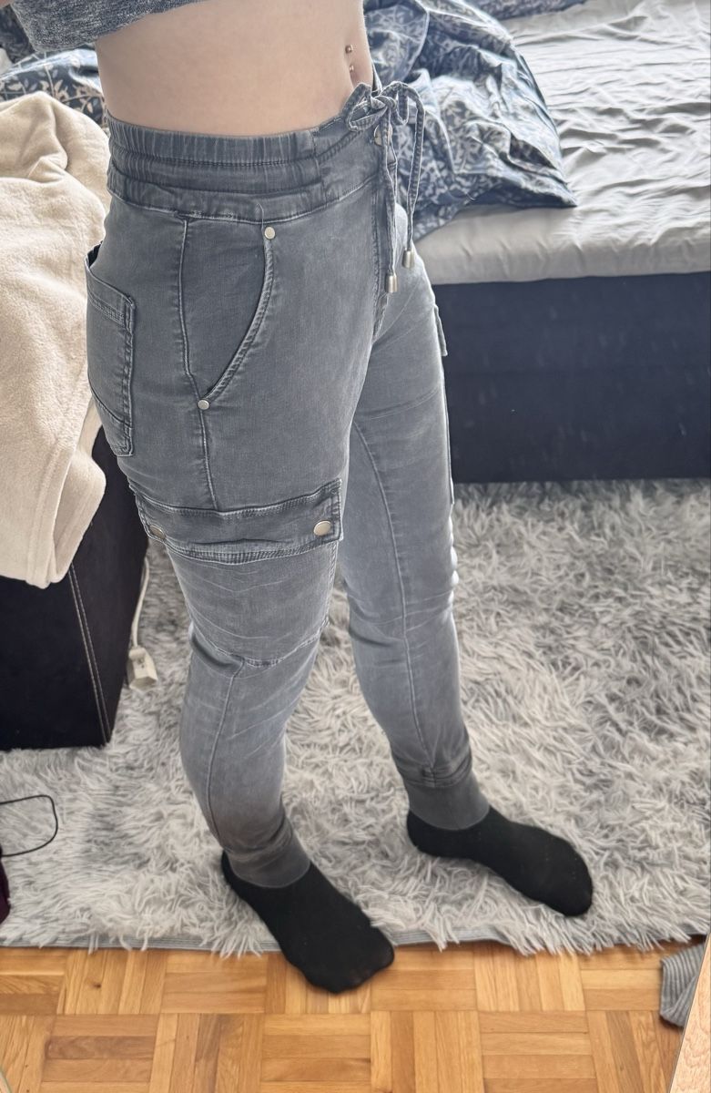 Pantaloni: Cargo Hose Grösse M grau Damen – Nuovo (secondo la descrizione) da Landquart venduto da Happyhippo42 1