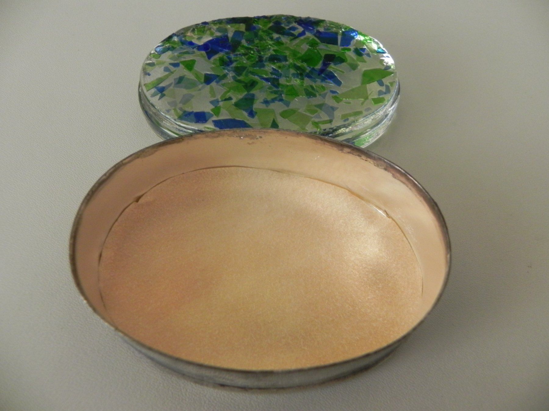 Altro in Decorazioni & Accessori: Versilberte schwer Dose mit Glasdeckel – Usato da Minusio venduto da Lory64 5