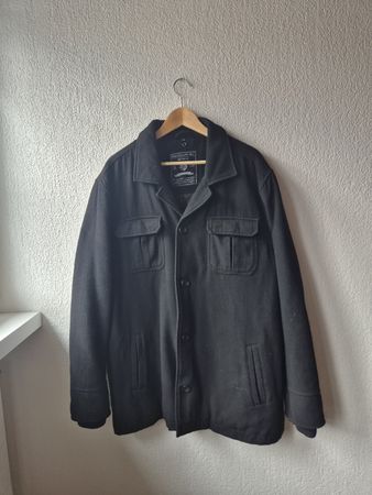 Schwarze Filzjacke 2XL 