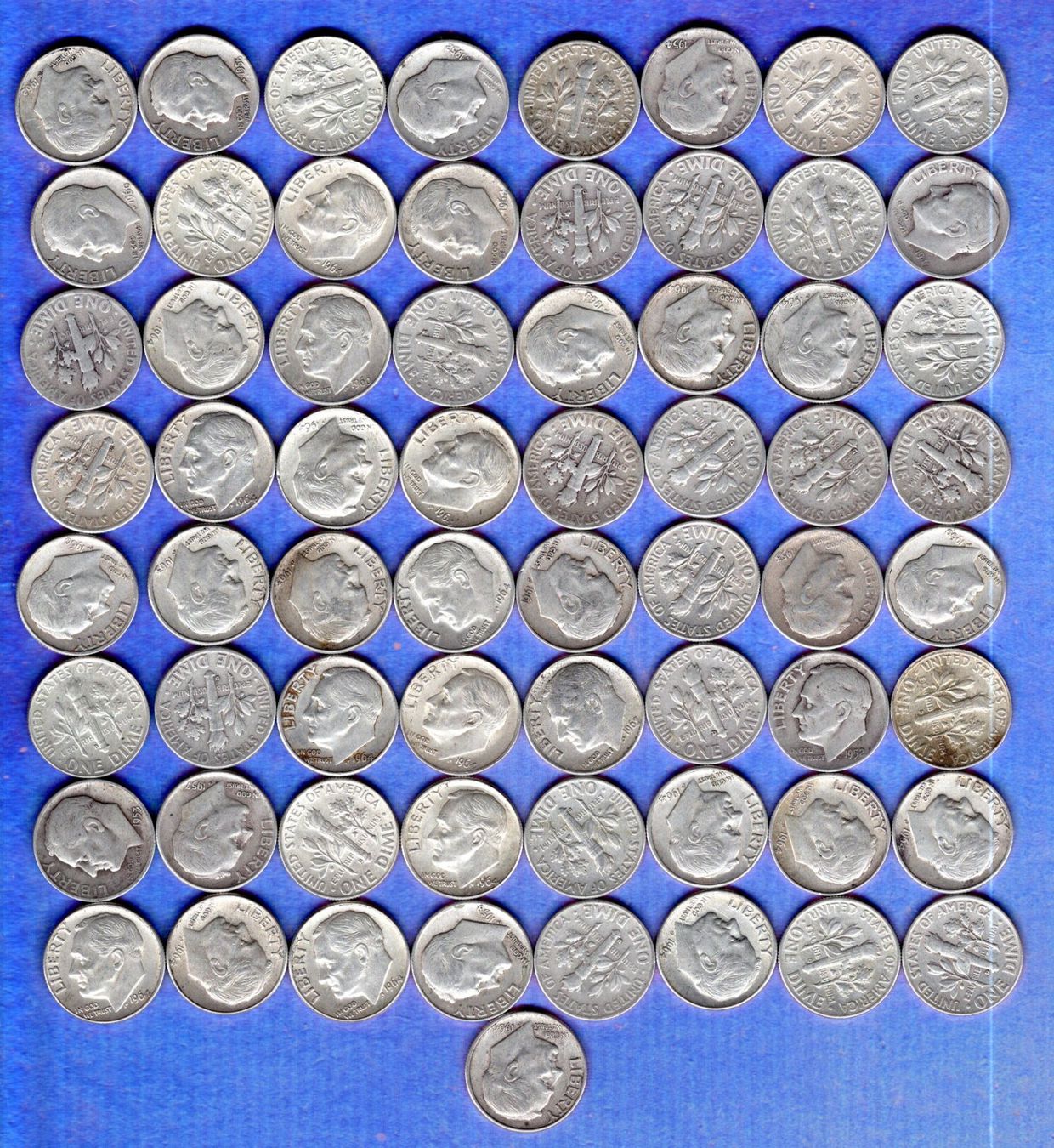 Tutti le monete: USA coins 65 stück silber 900 – Usato da Leibstadt venduto da baroc333