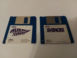Alien Syndrome + Shinobi Amiga Sega