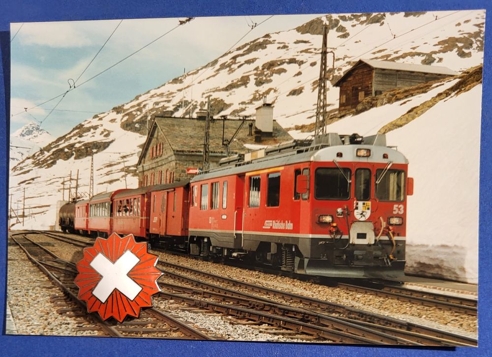 RhB - Lok Nr. 53 - April 1994 - Photo 10 x 15 cm | Kaufen auf Ricardo