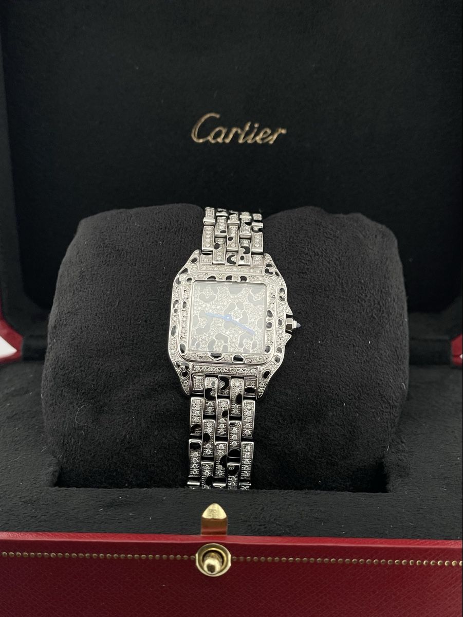 Cartier Orologi: Cartier Panther Medium Iced Out - HPI01721 – Nuovo (secondo la descrizione) da Wettingen venduto da Elegance_Uhren 6