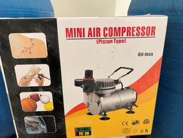 NEU - Mini Air Compressor - ölfreier Airbrush Kompressor