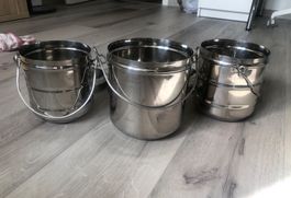 Topf Pfanne Kessel Dose Eimer Becher Milchkessel Milchkanne