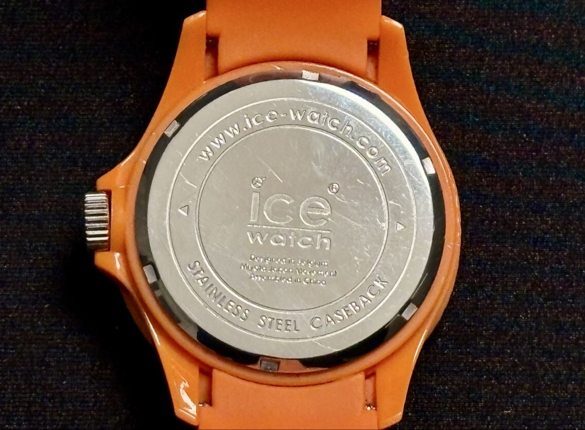 Ice watch Uhren: Ice Watch Orange mit Silikon Armband – Gebraucht aus Fehraltorf von nolram75 6