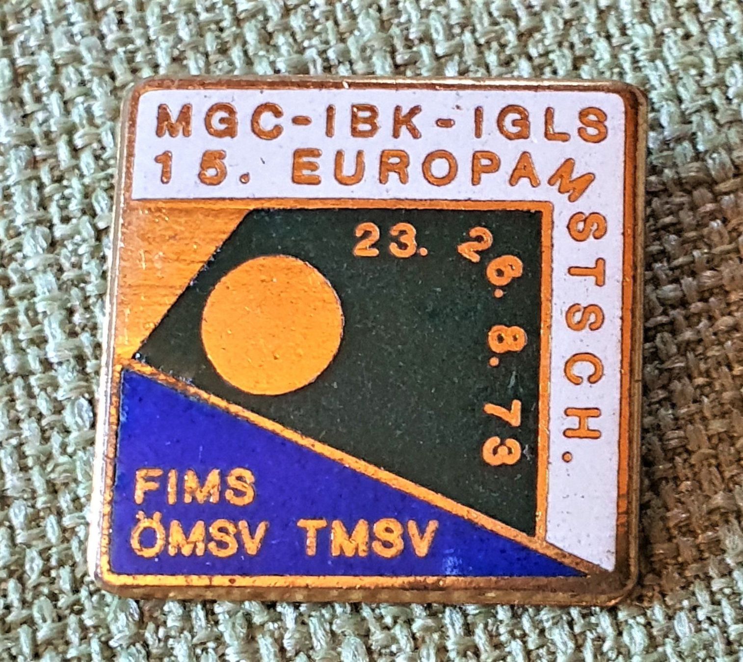 Ansichtskarten: G107 - FIMS ÖMSV TMSV EM 1973 – Gebraucht aus Reinach BL von Boston-Verkauf