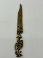 Antiker Brieföffner mit Drachenmotiv 