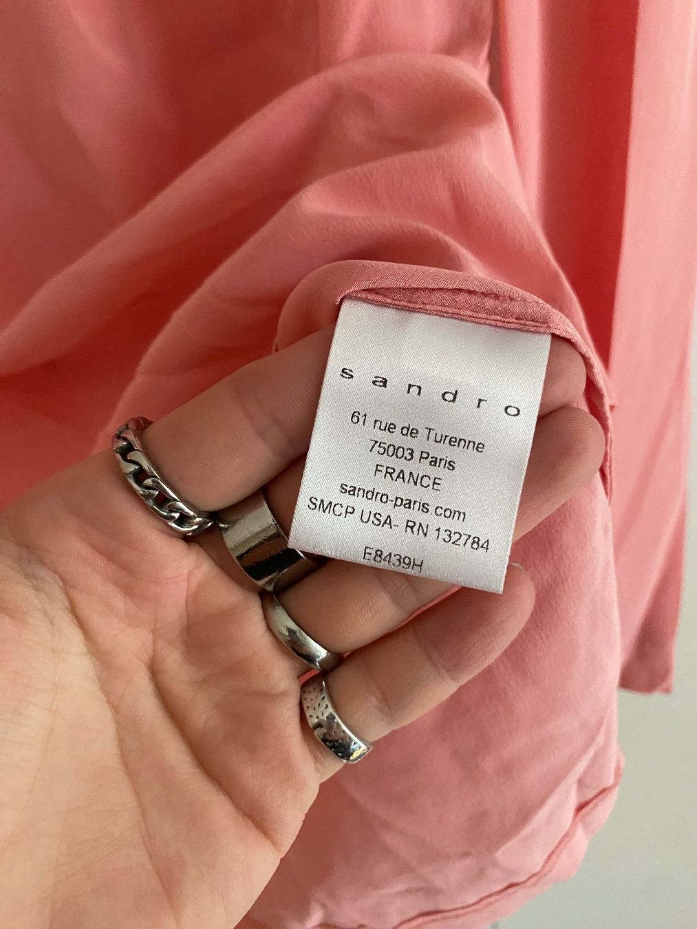 Sandro Blusen: Designer Bluse von Sandro in Rosa Gr. S/M – Neu (gemäss Beschreibung) aus Luzern von luzern.secondhand 3