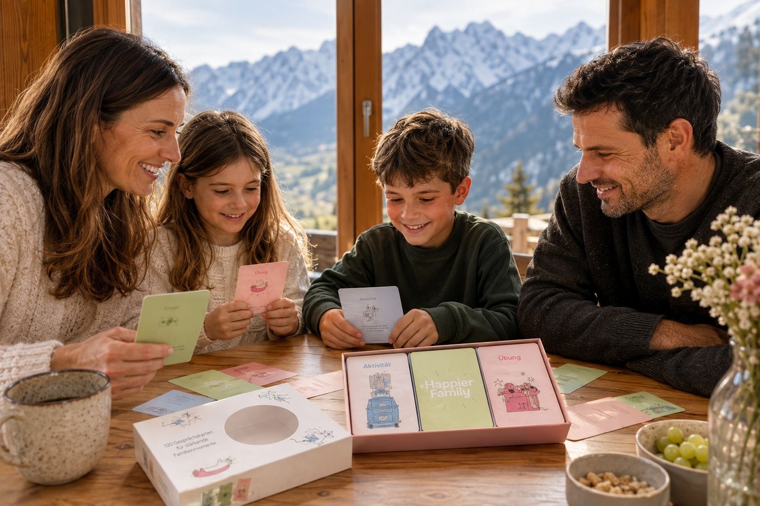 HAPPIER FAMILY – Gesprächskarten für echte Familienmomente (Neu und