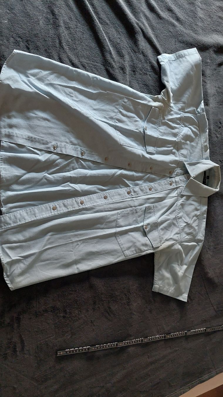 Camicie: Herren Hemd Priority Baumwolle hellblau Grösse S gebraucht – Usato da Zürich venduto da 2hand8052