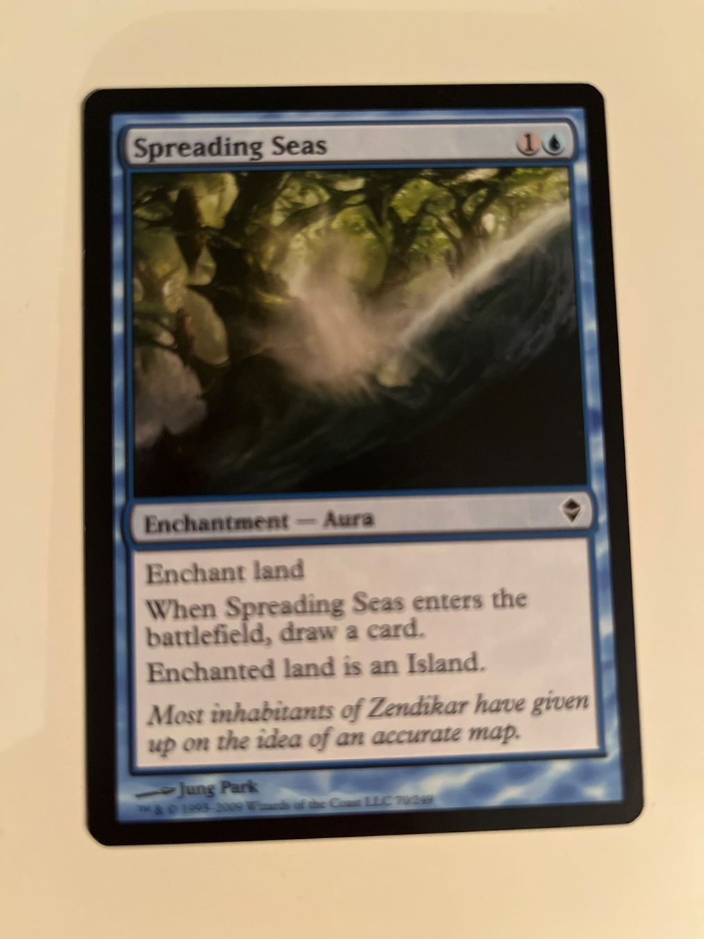 Magic The Gathering Carte collezionabili: 1 x Spreading Seas - Magic: The Gathering - MtG – Usato da Kriens venduto da Shadi1980