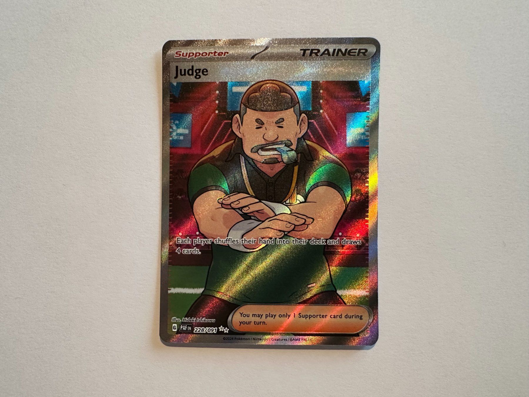 Pokémon Sammelbilder & Trading cards: Trainer Judge Paldean Fates EN – Neu (gemäss Beschreibung) aus Hagendorn von Pokecollectorch 1