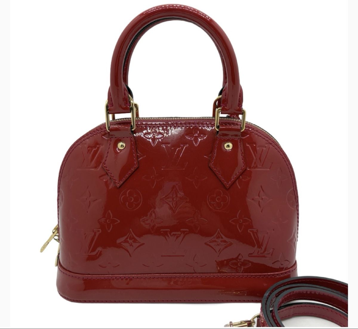 Louis Vuitton Borse: LV Alma BB dark red enamel leather – Nuovo (secondo la descrizione) da Satigny venduto da rii_mh6c 1