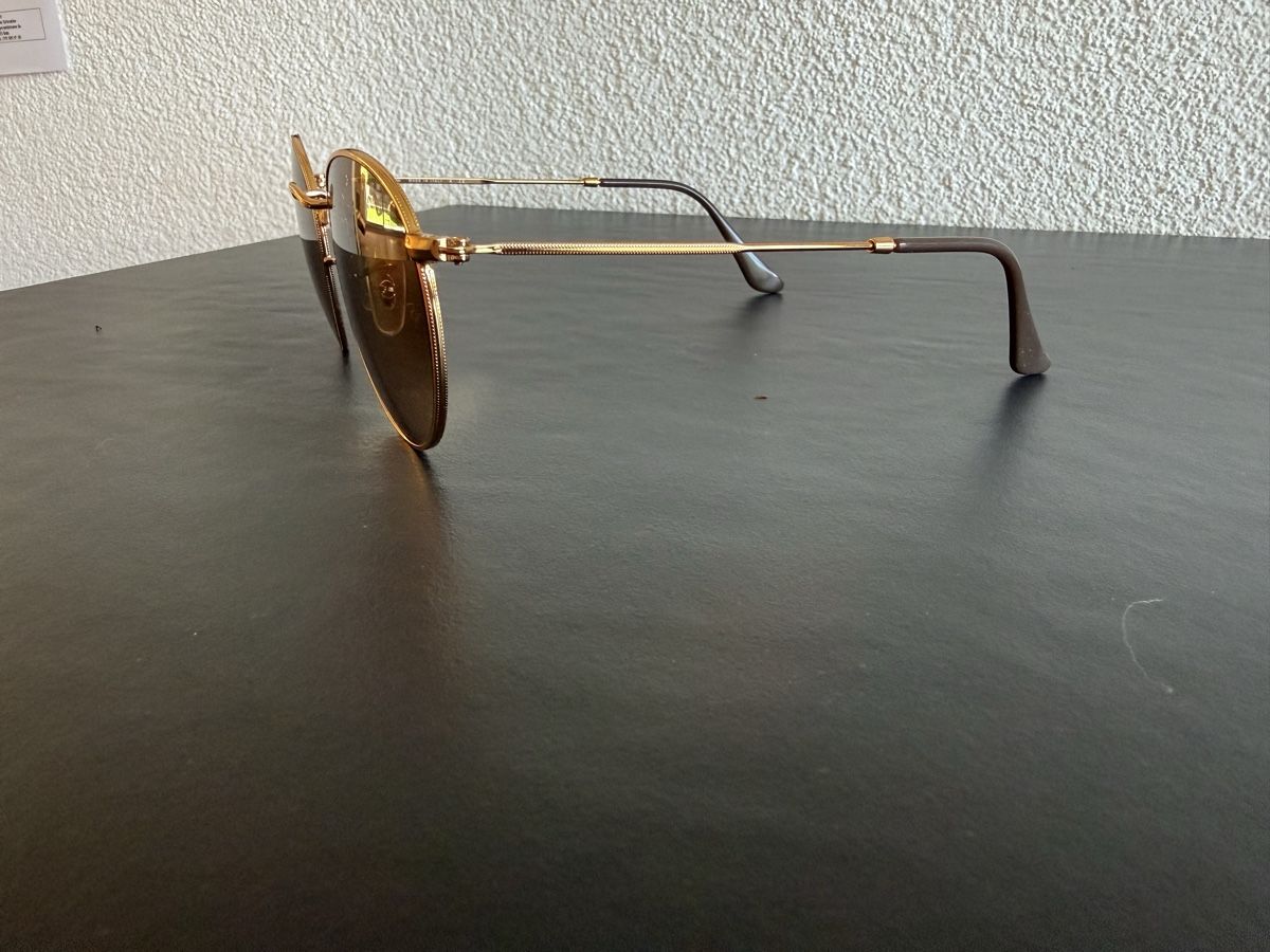 Ray-Ban Occhiali & Lenti: Ray-Ban Sonnenbrille RB3447 Round Metal Hellbronze – Nuovo (secondo la descrizione) da Belp venduto da Lulanis 1