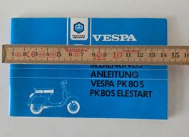 Bedienungsanleitung Piaggio Vespa PK 80 S Mofa