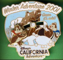 DISNEY  Winter Adventure 2001 CHIP & CHAP